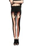 Fashion Printed Skinny Leggings - FIREVOGUE