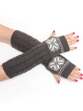 Snow Love Knitted Gloves - FIREVOGUE