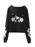 Glamorous All Things Grow Embroidered Hoodie - FIREVOGUE
