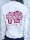 Elephant Print Loose Shirt - FIREVOGUE