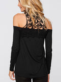 Overheated Off-the-Shoulder Lace Top - FIREVOGUE