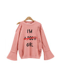 I'm a Posh Girl Bell Sleeve Sweatshirt - FIREVOGUE