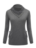 Neck and Neck Button Top - FIREVOGUE