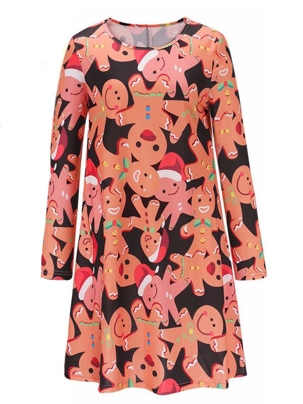 Christmas MUST HAVE Printed Dress - FIREVOGUE