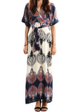 Go With the Low Printed Maxi Dress
