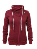 Warming Trend Collar Zip Sweatshirt - FIREVOGUE