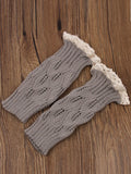 Lace Knitting Boot Cuffs - FIREVOGUE