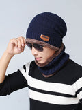 Before The Winter Unisex Knitted Hat& Infinity Scarf Set
