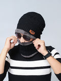 Before The Winter Unisex Knitted Hat& Infinity Scarf Set