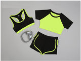 Three-piece Set Women's Sports Outfit