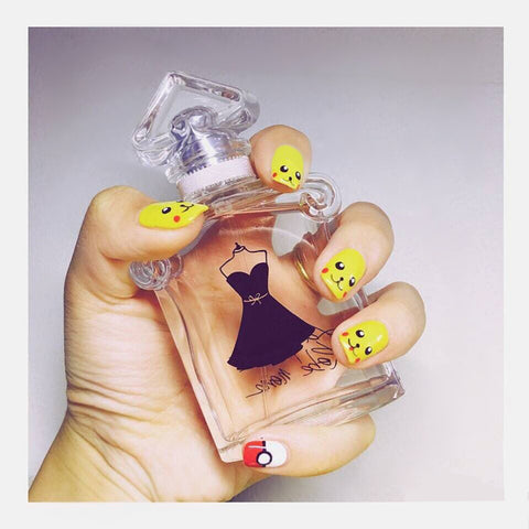 Pokemon Go!Pikachu False Nails/fake Nails - FIREVOGUE