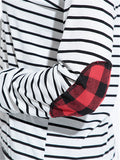 Striped Long Sleeve T-Shirt With Elbow Patch - WealFeel
