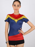 Captain Marvel Tight T-shirt - FIREVOGUE