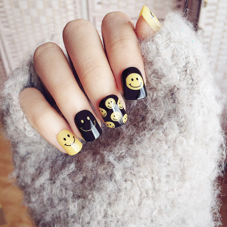 smile nail designs