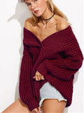Hang in There Off-the-Shoulder Sweater