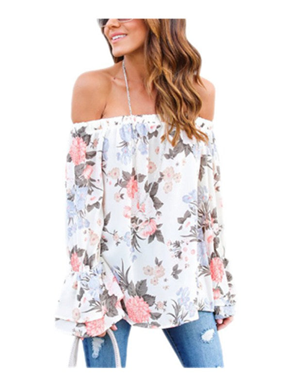 Summer Paradise Long Sleeve Floral Top