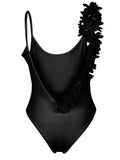 Hot Sexy Backless Petal Shoulder Swimsuit - WealFeel