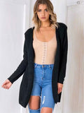 All By Myself Open Front Relaxed Sweater