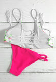 Summer Vocation Bright Color Bikini Sets - FIREVOGUE